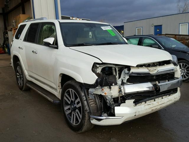 JTEBU5JR8G5307531 - 2016 TOYOTA 4RUNNER SR WHITE photo 1