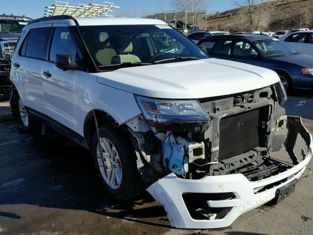 1FM5K8B89GGA13277 - 2016 FORD EXPLORER WHITE photo 1