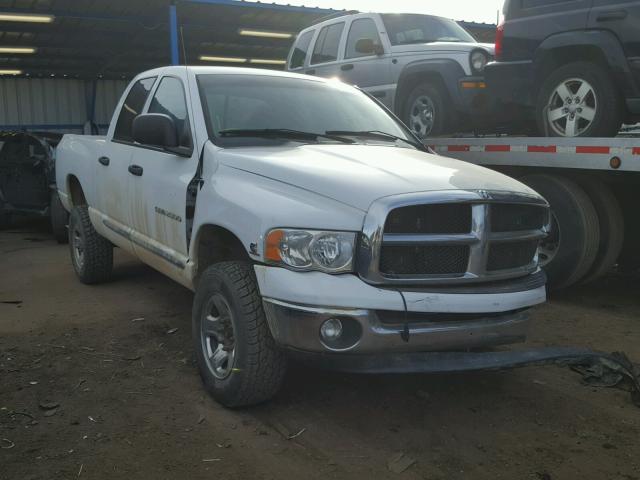 3D7KU28C53G840062 - 2003 DODGE RAM 2500 S WHITE photo 1