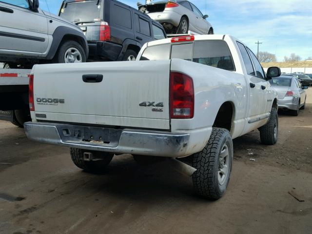 3D7KU28C53G840062 - 2003 DODGE RAM 2500 S WHITE photo 4