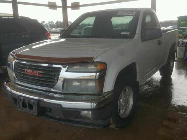 1GTCS148468117216 - 2006 GMC CANYON WHITE photo 2