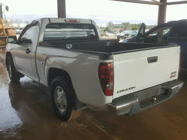 1GTCS148468117216 - 2006 GMC CANYON WHITE photo 3