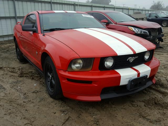 1ZVFT80N465145479 - 2006 FORD MUSTANG RED photo 1