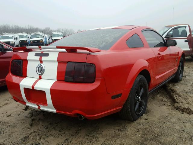 1ZVFT80N465145479 - 2006 FORD MUSTANG RED photo 4