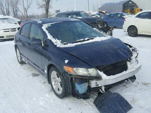 1HGFA16406L803598 - 2006 HONDA CIVIC LX BLUE photo 1