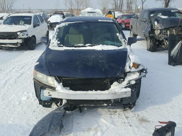 1HGFA16406L803598 - 2006 HONDA CIVIC LX BLUE photo 9