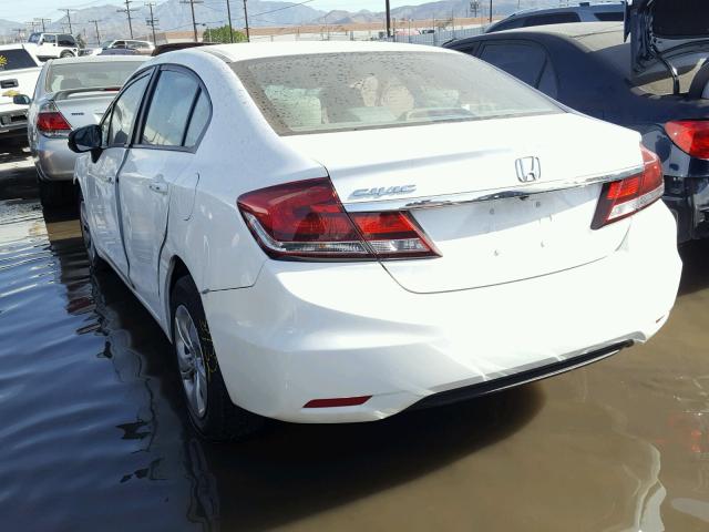 19XFB2F59EE216219 - 2014 HONDA CIVIC LX WHITE photo 3