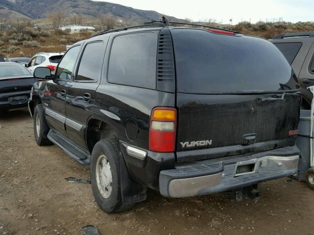 1GKEK13T71J148206 - 2001 GMC YUKON BLACK photo 3