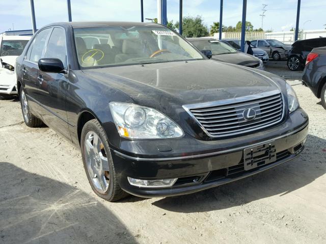 JTHBN36F355000185 - 2005 LEXUS LS 430 BLACK photo 1