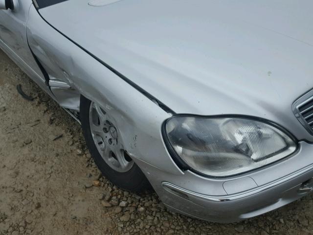 WDBNG75J2YA112038 - 2000 MERCEDES-BENZ S 500 SILVER photo 9