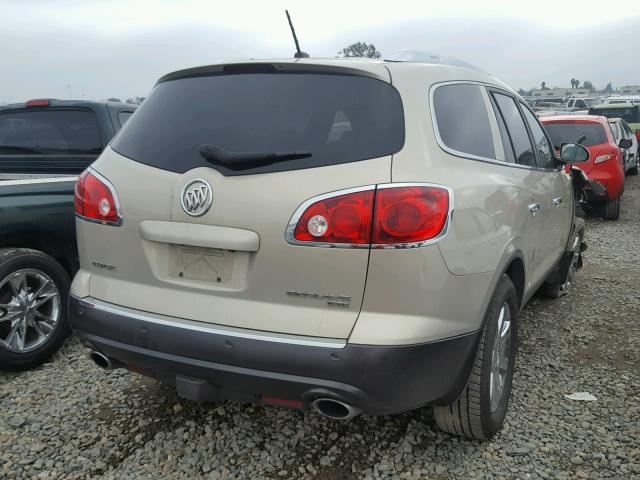 5GAEV23748J211396 - 2008 BUICK ENCLAVE CX TAN photo 4