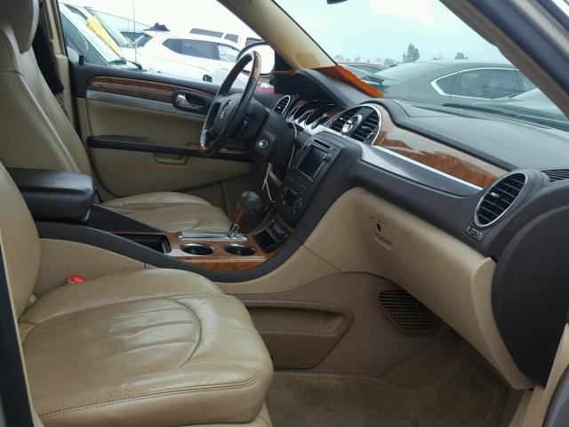 5GAEV23748J211396 - 2008 BUICK ENCLAVE CX TAN photo 5