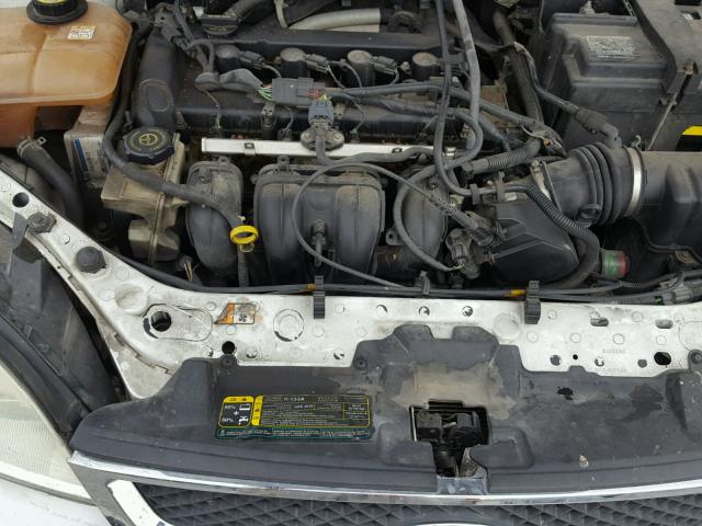 1FAFP34N07W102537 - 2007 FORD FOCUS ZX4 WHITE photo 7