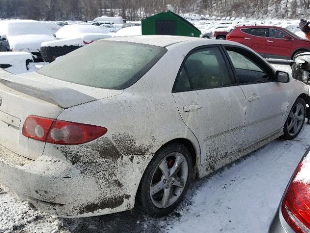 1YVHP80D835M32109 - 2003 MAZDA 6 S WHITE photo 4