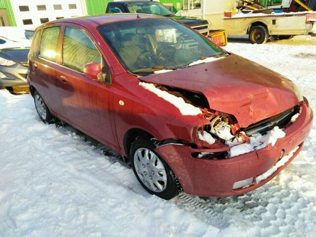 KL1TG62615B383981 - 2005 CHEVROLET AVEO LT RED photo 1