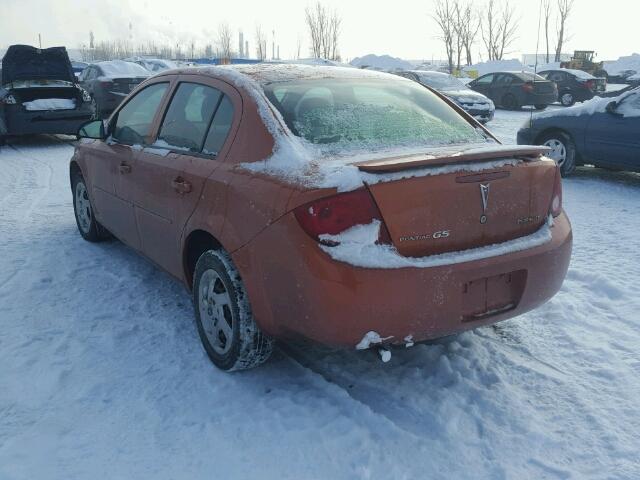 1G2AJ55F167871490 - 2006 PONTIAC PURSUIT ORANGE photo 3