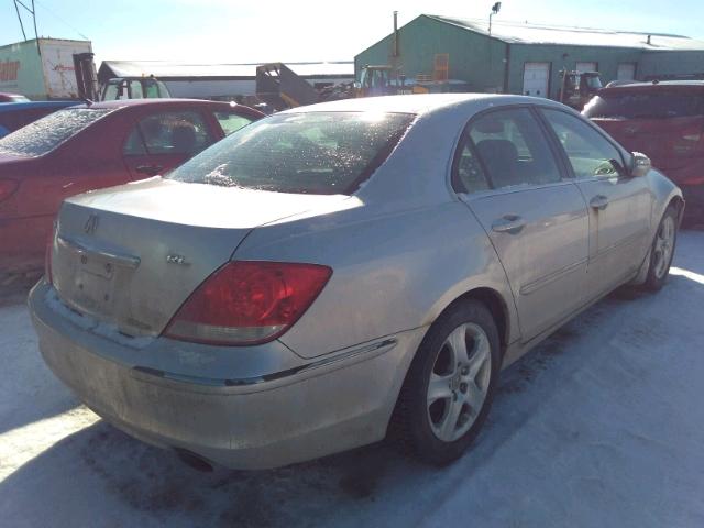 JH4KB16335C800676 - 2005 ACURA RL SILVER photo 4