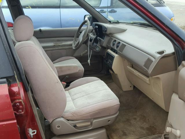 JM3LV5220N0406451 - 1992 MAZDA MPV Burgund zdjęcie 5