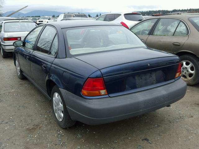 1G8ZH5285WZ143539 - 1998 SATURN SL1 BLUE photo 3