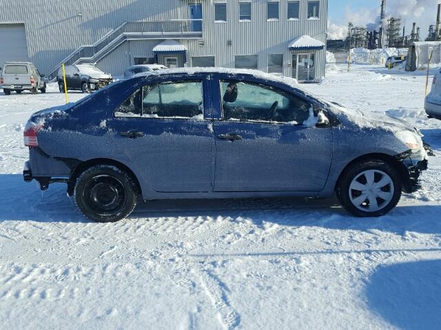 JTDBT923681294327 - 2008 TOYOTA YARIS GRAY photo 9