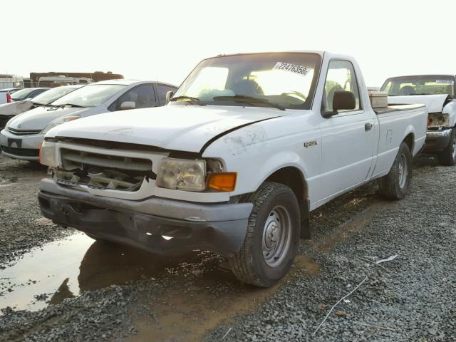 1FTYR10U91TA08468 - 2001 FORD RANGER WHITE photo 2