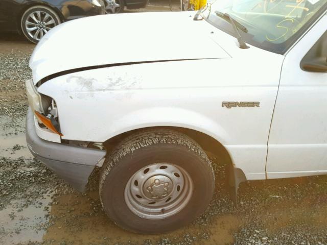 1FTYR10U91TA08468 - 2001 FORD RANGER WHITE photo 9