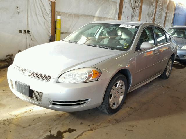 2G1WG5E39C1105563 - 2012 CHEVROLET IMPALA LT SILVER photo 2