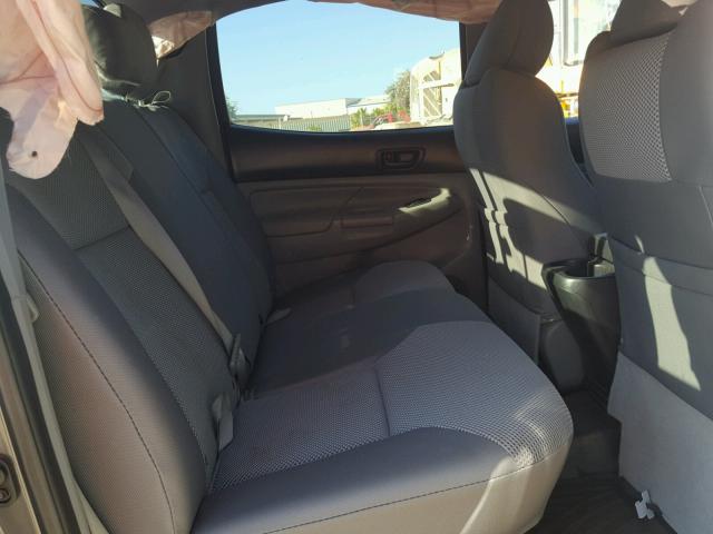 3TMLU4ENXDM131260 - 2013 TOYOTA TACOMA DOU GRAY photo 6
