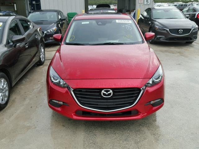 3MZBN1L39JM162324 - 2018 MAZDA 3 TOURING RED photo 9