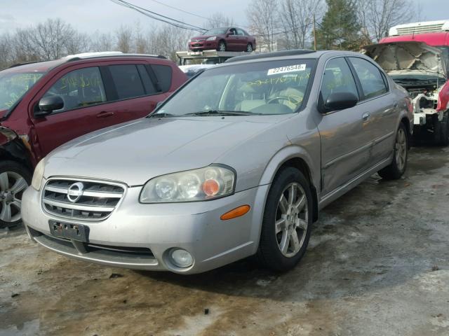 JN1DA31A12T002321 - 2002 NISSAN MAXIMA GLE SILVER photo 2