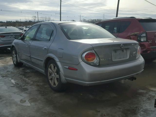 JN1DA31A12T002321 - 2002 NISSAN MAXIMA GLE SILVER photo 3