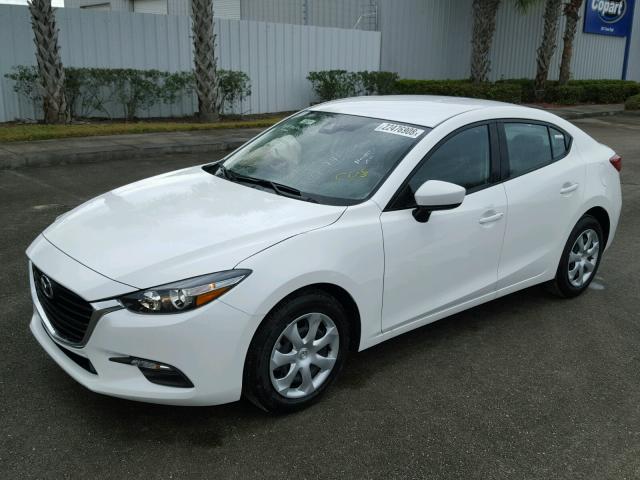 3MZBN1U76JM163741 - 2018 MAZDA 3 SPORT WHITE photo 2