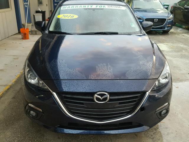 3MZBM1W74GM301110 - 2016 MAZDA 3 TOURING BLUE photo 9