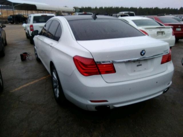 WBAKC6C54ACL67751 - 2010 BMW 750 I WHITE photo 3