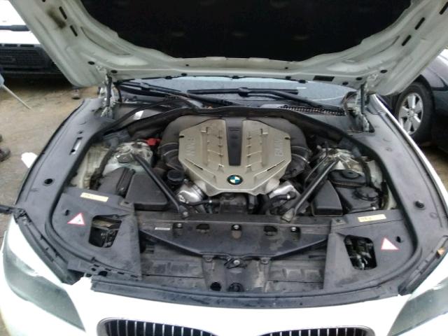 WBAKC6C54ACL67751 - 2010 BMW 750 I WHITE photo 7