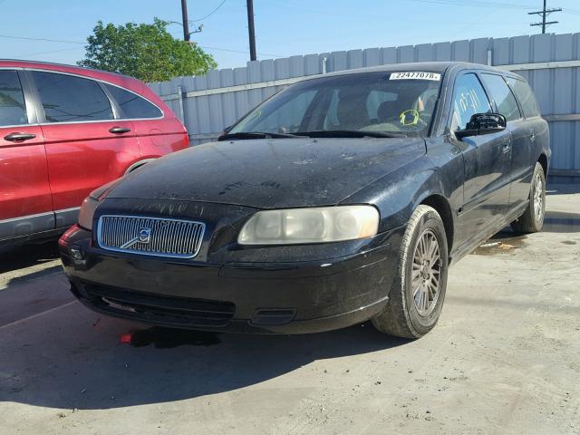 YV1SW612851492122 - 2005 VOLVO V70 BLACK photo 2