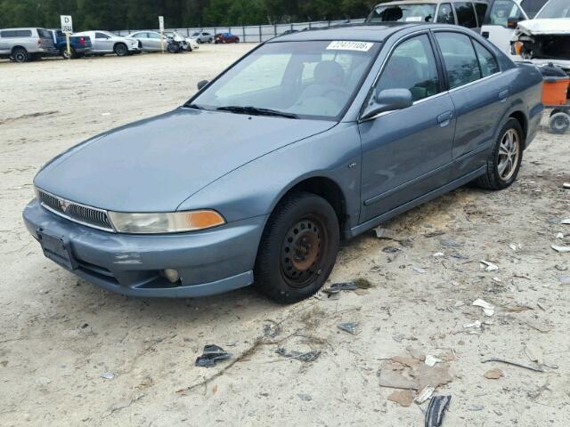 4A3AA46L2YE161018 - 2000 MITSUBISHI GALANT ES GREEN photo 2