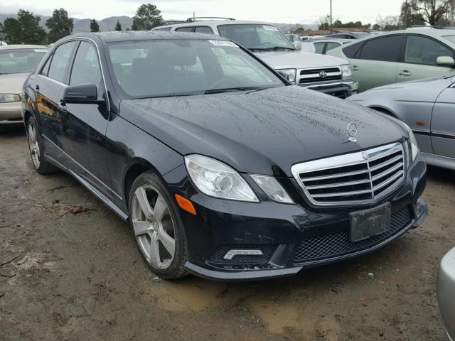 WDDHF5GBXBA375323 - 2011 MERCEDES-BENZ E 350 BLACK photo 1