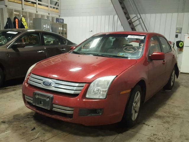 3FAFP07156R247808 - 2006 FORD FUSION SE RED photo 2