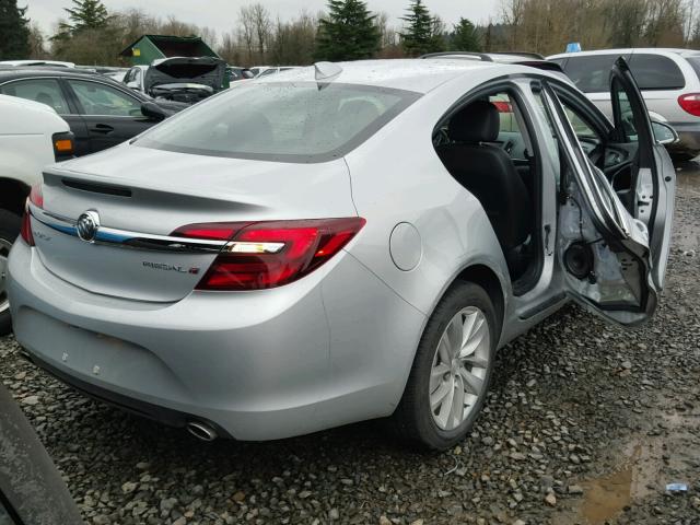 2G4GK5EX5G9176291 - 2016 BUICK REGAL SILVER photo 4