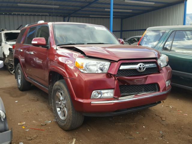 JTEBU5JR5C5097724 - 2012 TOYOTA 4RUNNER SR RED photo 1