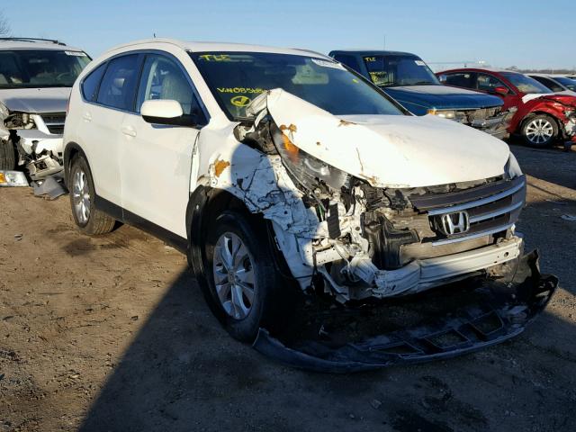 5J6RM4H74EL085686 - 2014 HONDA CR-V EXL WHITE photo 1