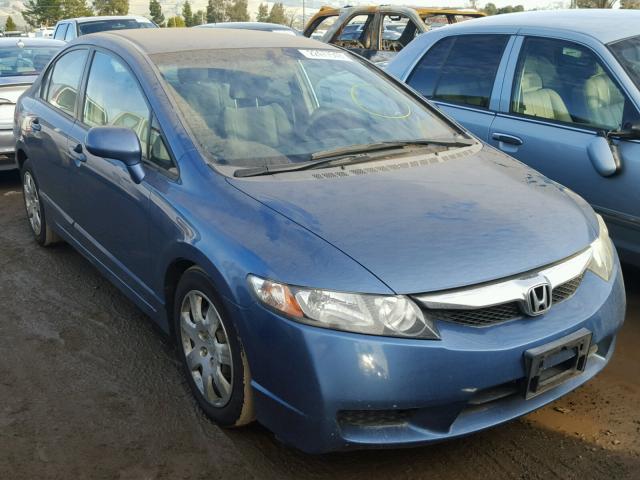 2HGFA1F52AH306468 - 2010 HONDA CIVIC LX BLUE photo 1