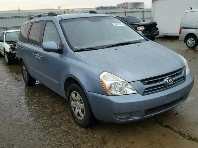 KNDMB233986244588 - 2008 KIA SEDONA EX BLUE photo 1