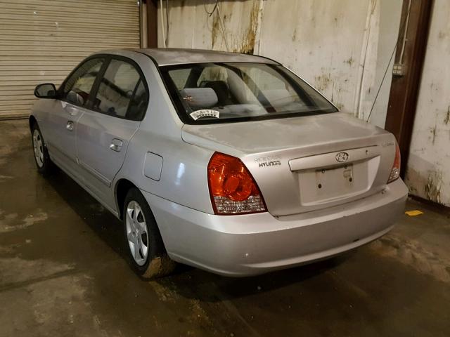 KMHDN46D45U988142 - 2005 HYUNDAI ELANTRA GL SILVER photo 3