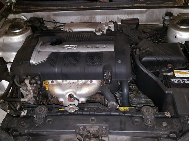 KMHDN46D45U988142 - 2005 HYUNDAI ELANTRA GL SILVER photo 7