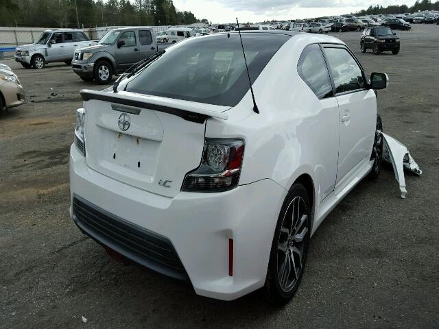 JTKJF5C79E3084536 - 2014 TOYOTA SCION TC 白色 照片 4