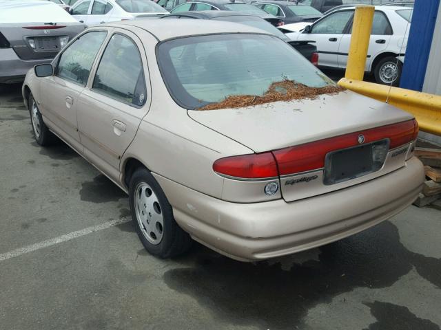 1MEFM6532XK611505 - 1999 MERCURY MYSTIQUE G BEIGE photo 3