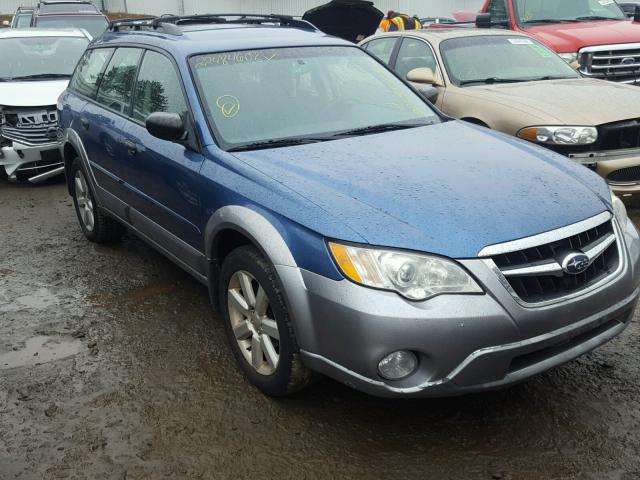 4S4BP61C987352010 - 2008 SUBARU OUTBACK 2. BLUE photo 1