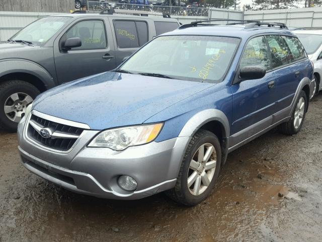 4S4BP61C987352010 - 2008 SUBARU OUTBACK 2. BLUE photo 2